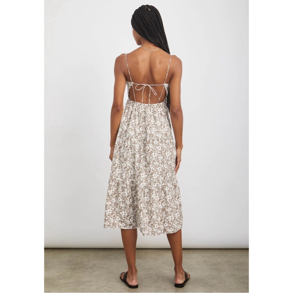 Rails Leni Dress in Brown & White Floral - Size XL - Picture 9 of 16